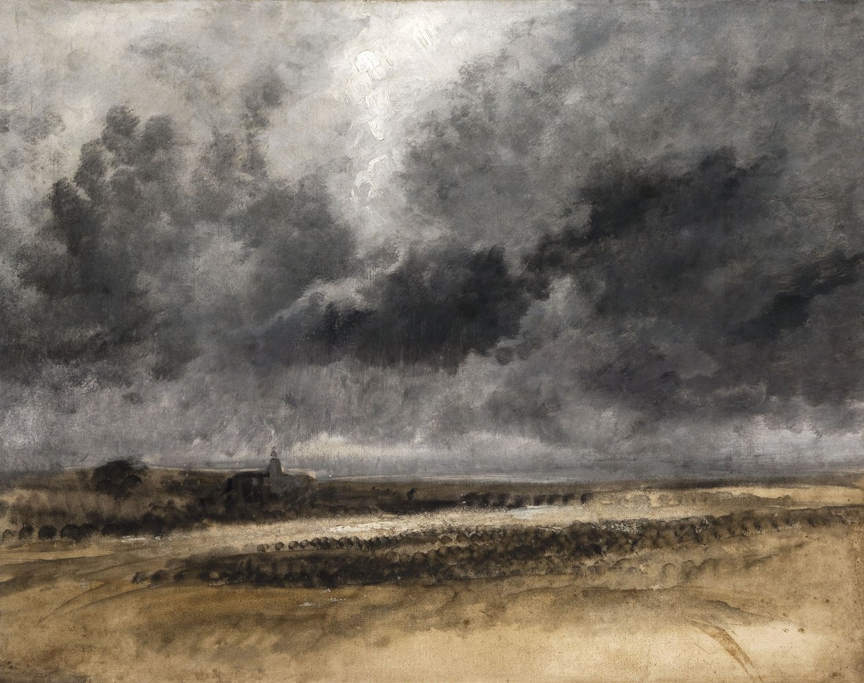 Francés: Vista de París desde Meudon de Georges Michel