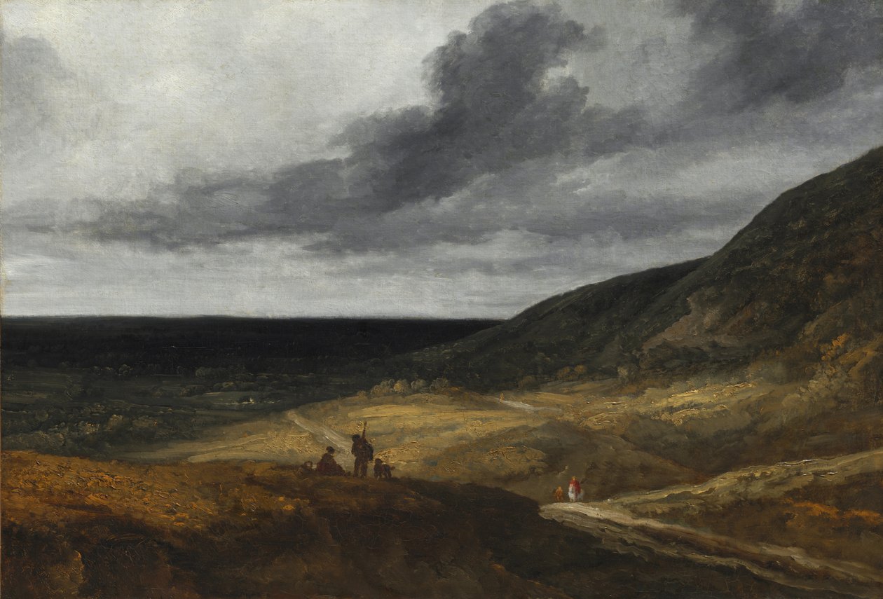 Paisaje cerca de París de Georges Michel