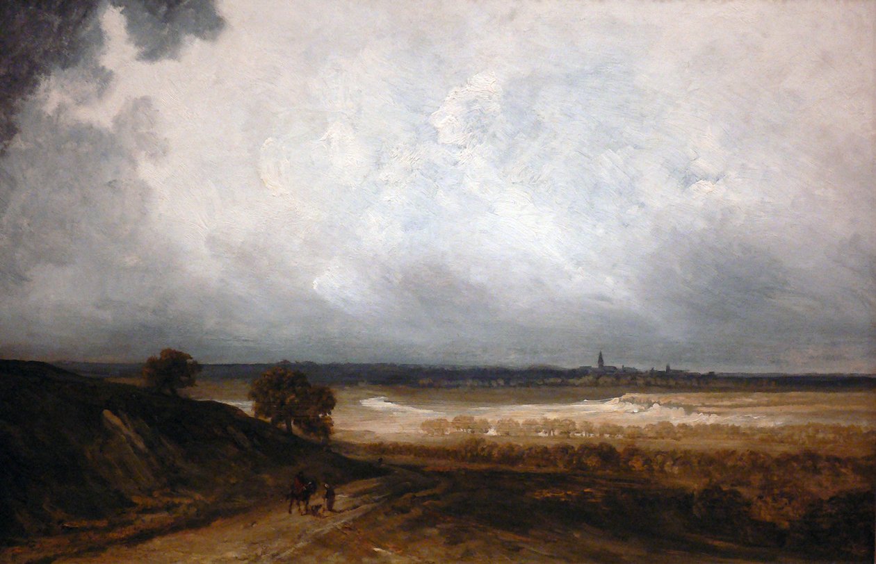 Paisaje con figuras. de Georges Michel