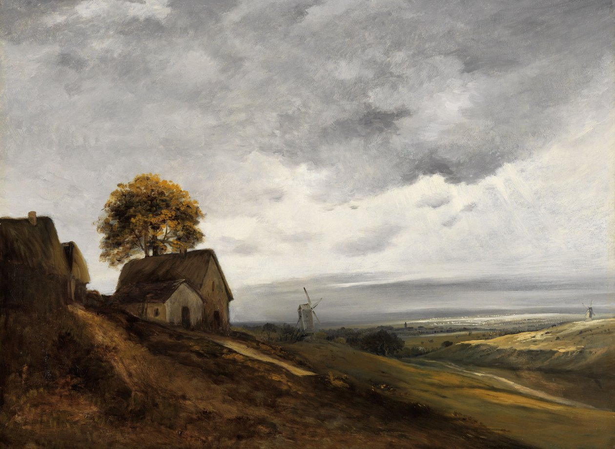 Paisaje cerca de París de Georges Michel