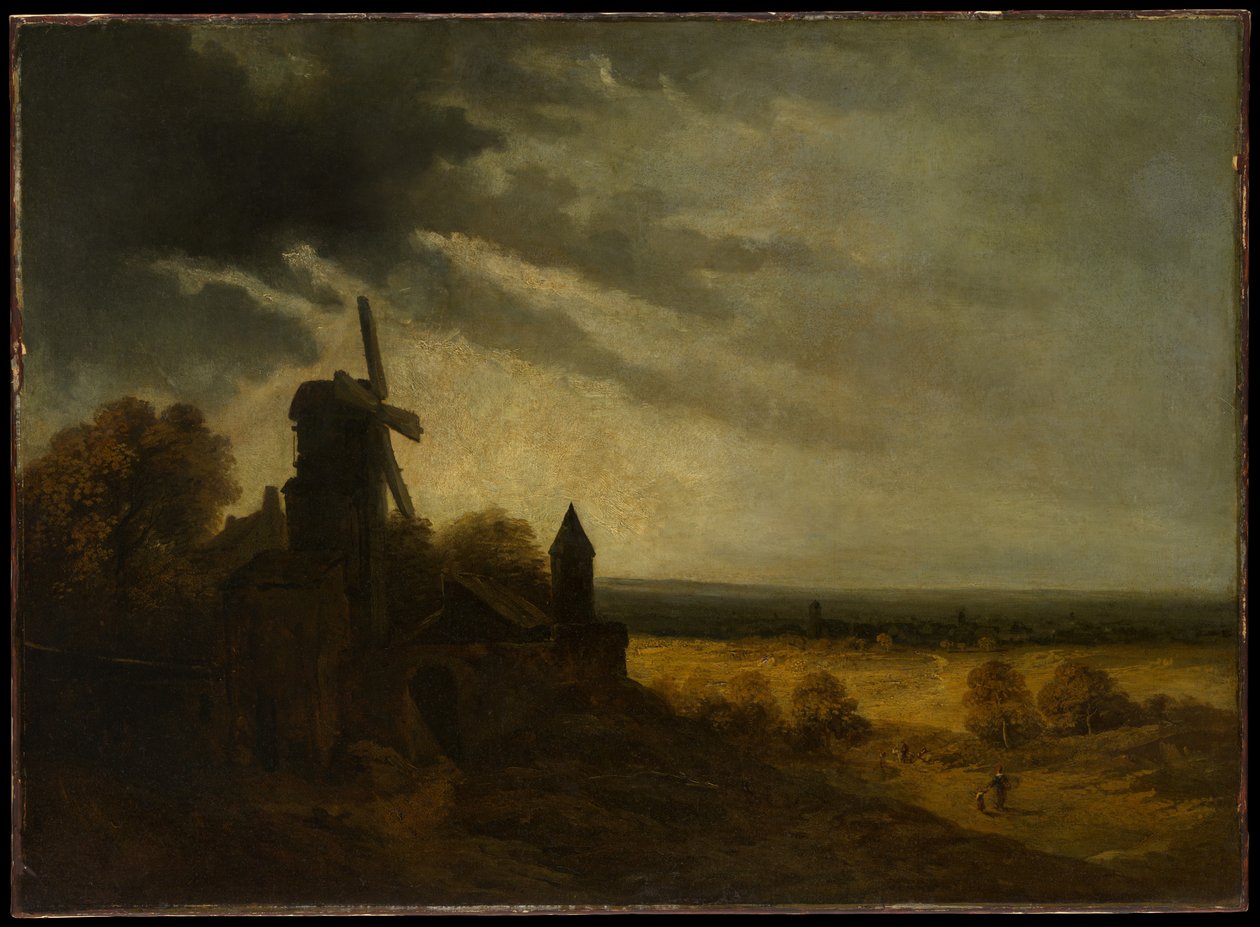 El molino de Montmartre de Georges Michel