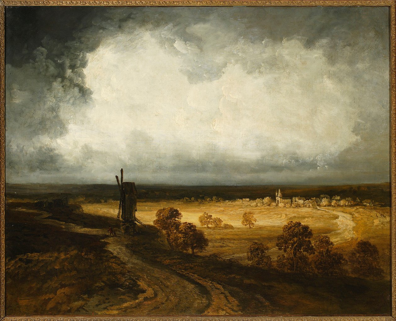 Los molinos de viento de Montmartre de Georges Michel