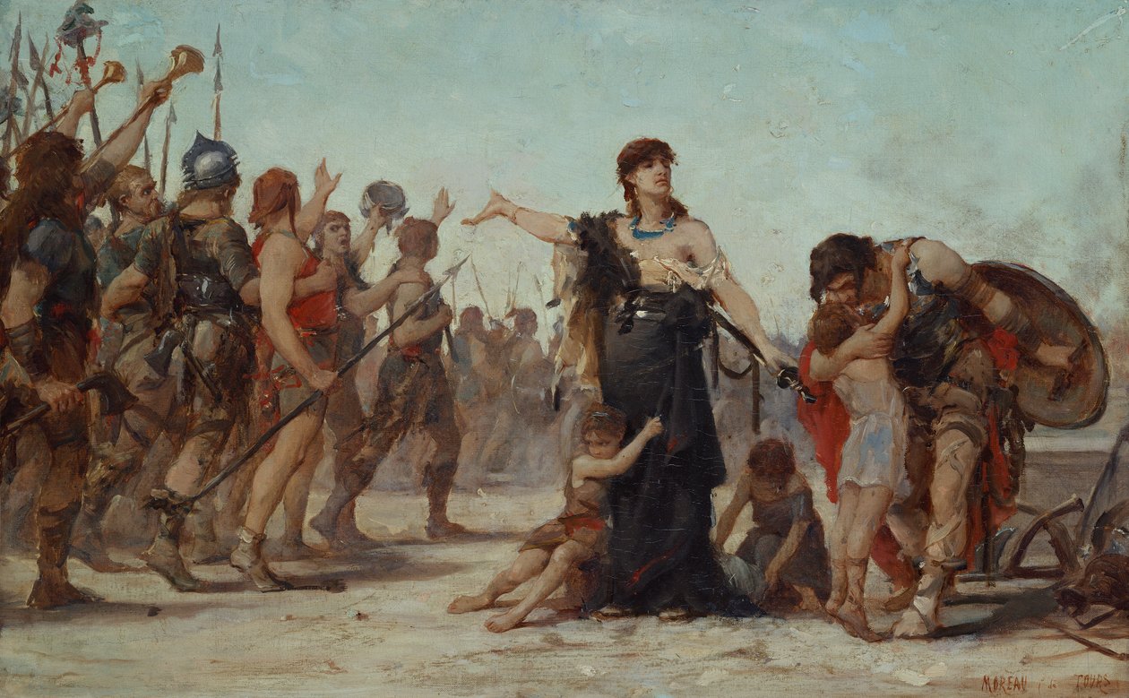 El sacrificio a la patria de Georges Moreau de Tours