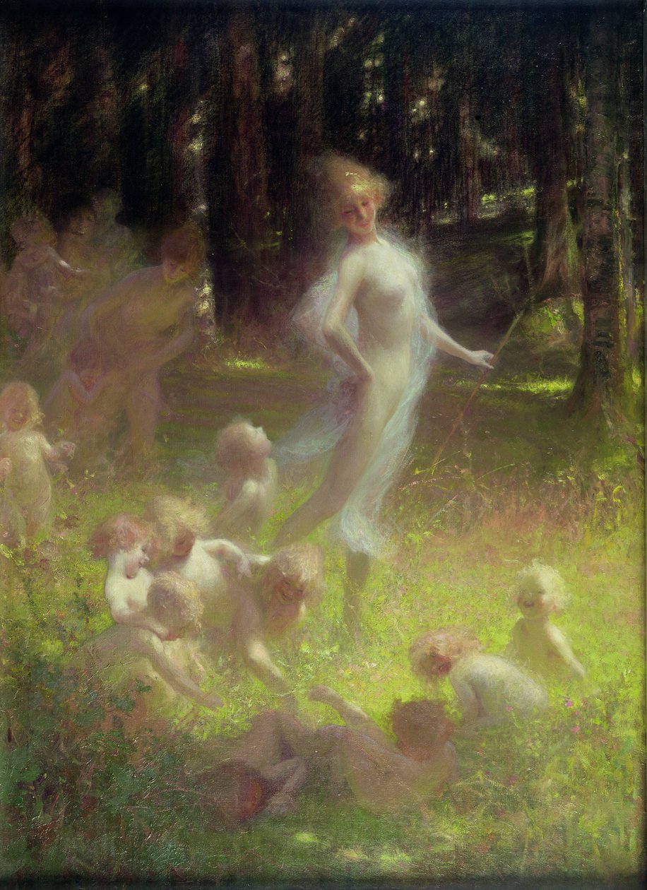 Hadas y duendes en la maleza de Georges Picard