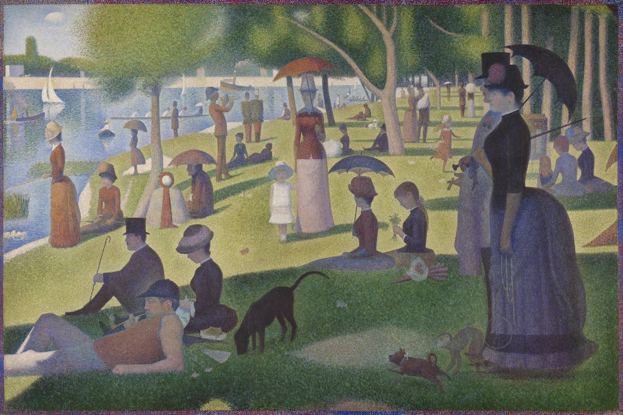 Un domingo en La Grande Jatte, 1884-86 de Georges Pierre Seurat