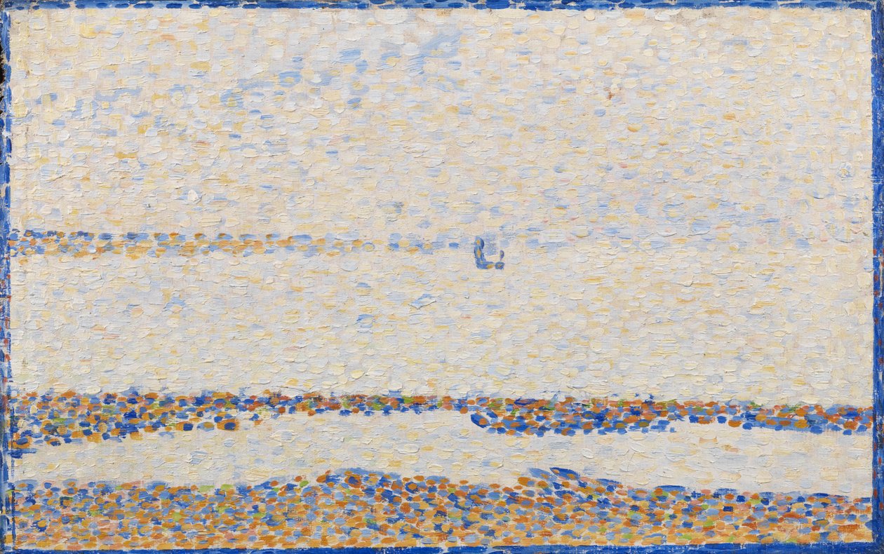 Playa en Gravelines de Georges Pierre Seurat