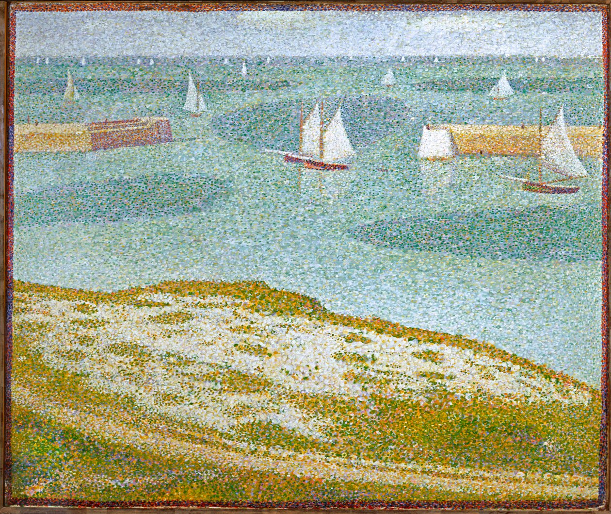 Entrada al puerto (óleo sobre lienzo) de Georges Pierre Seurat