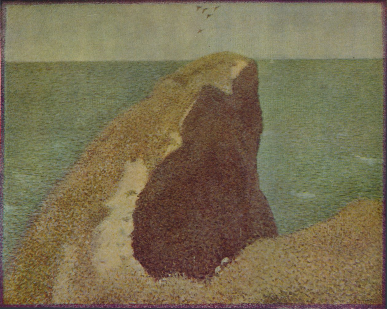 Le Bec Du Hoc, Grandcamp, 1885, 1937 de Georges Pierre Seurat