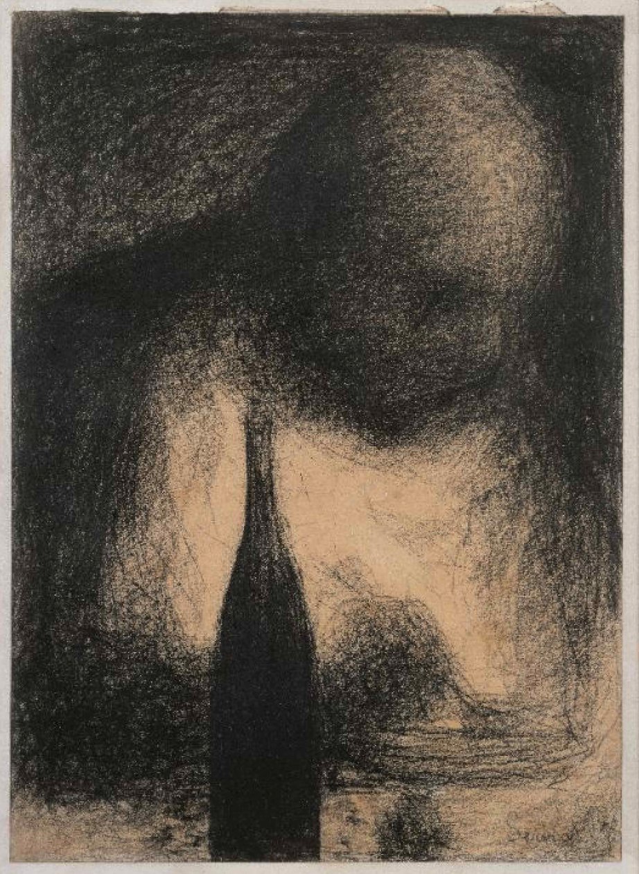 Le dîneur, c. 1883-1884 de Georges Pierre Seurat