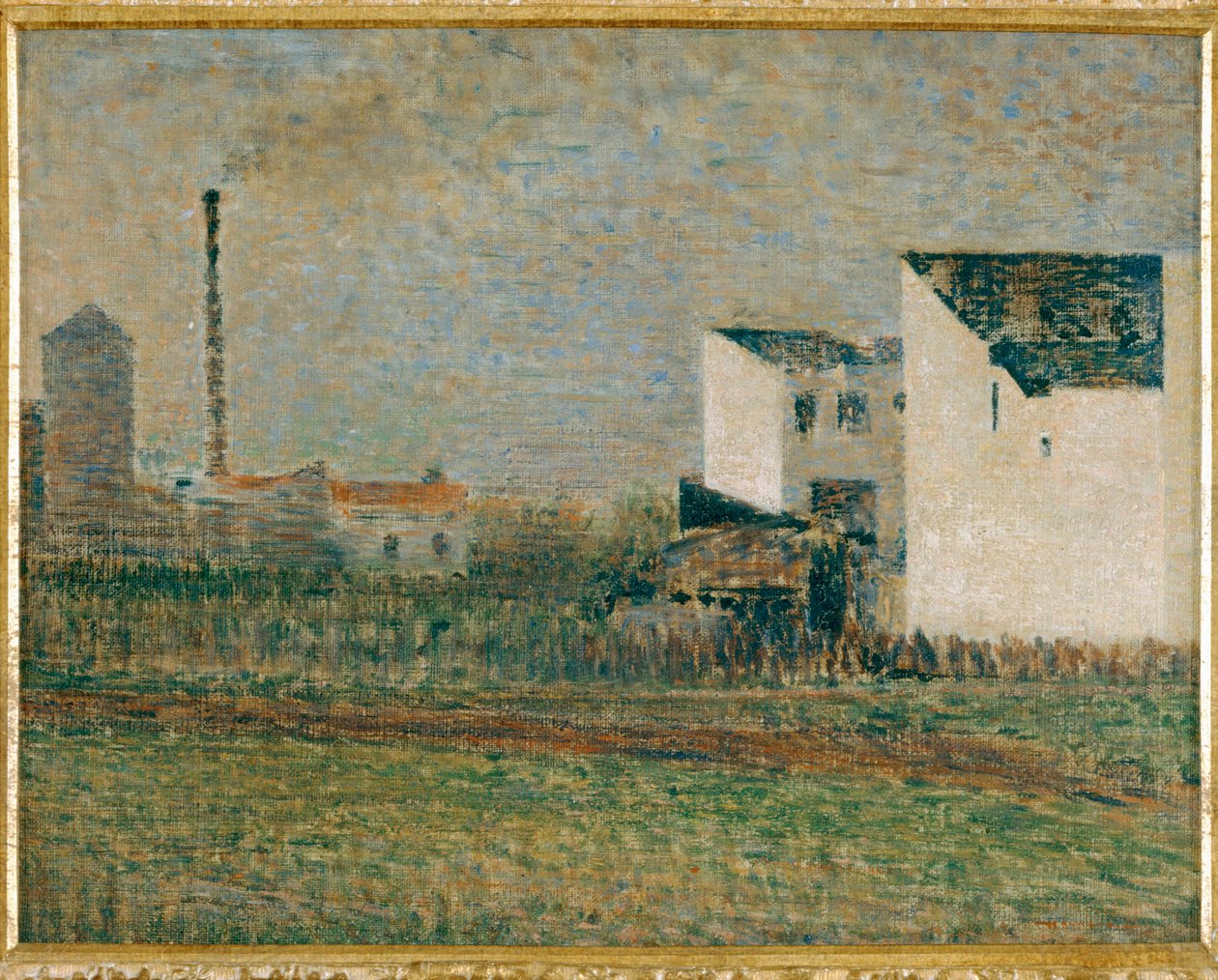 Suburbios (pintura sobre lienzo) de Georges Pierre Seurat