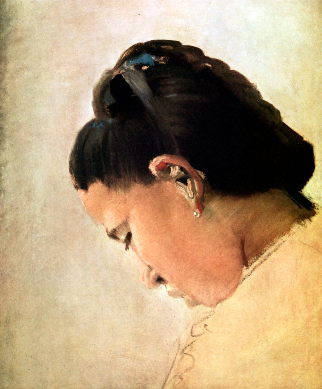 Tete de Jeune Fille, finales del siglo XIX, 1929 de Georges Pierre Seurat