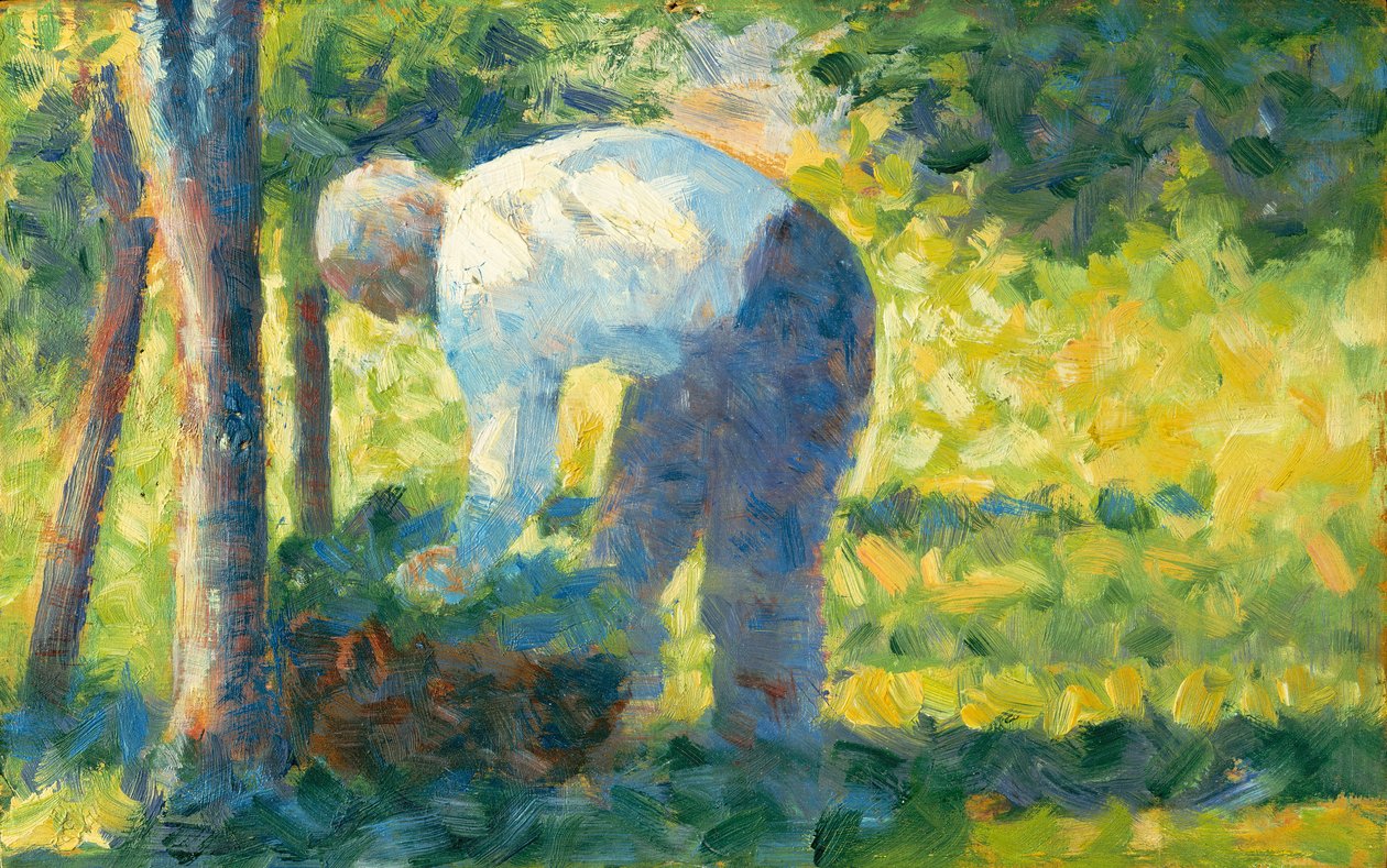 El jardinero, 1882-83 de Georges Pierre Seurat