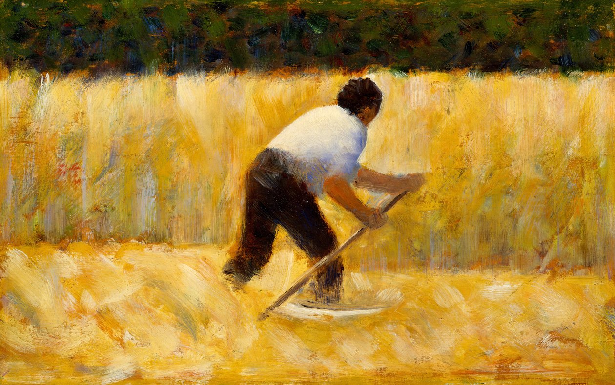 El segador, 1881-82 de Georges Pierre Seurat