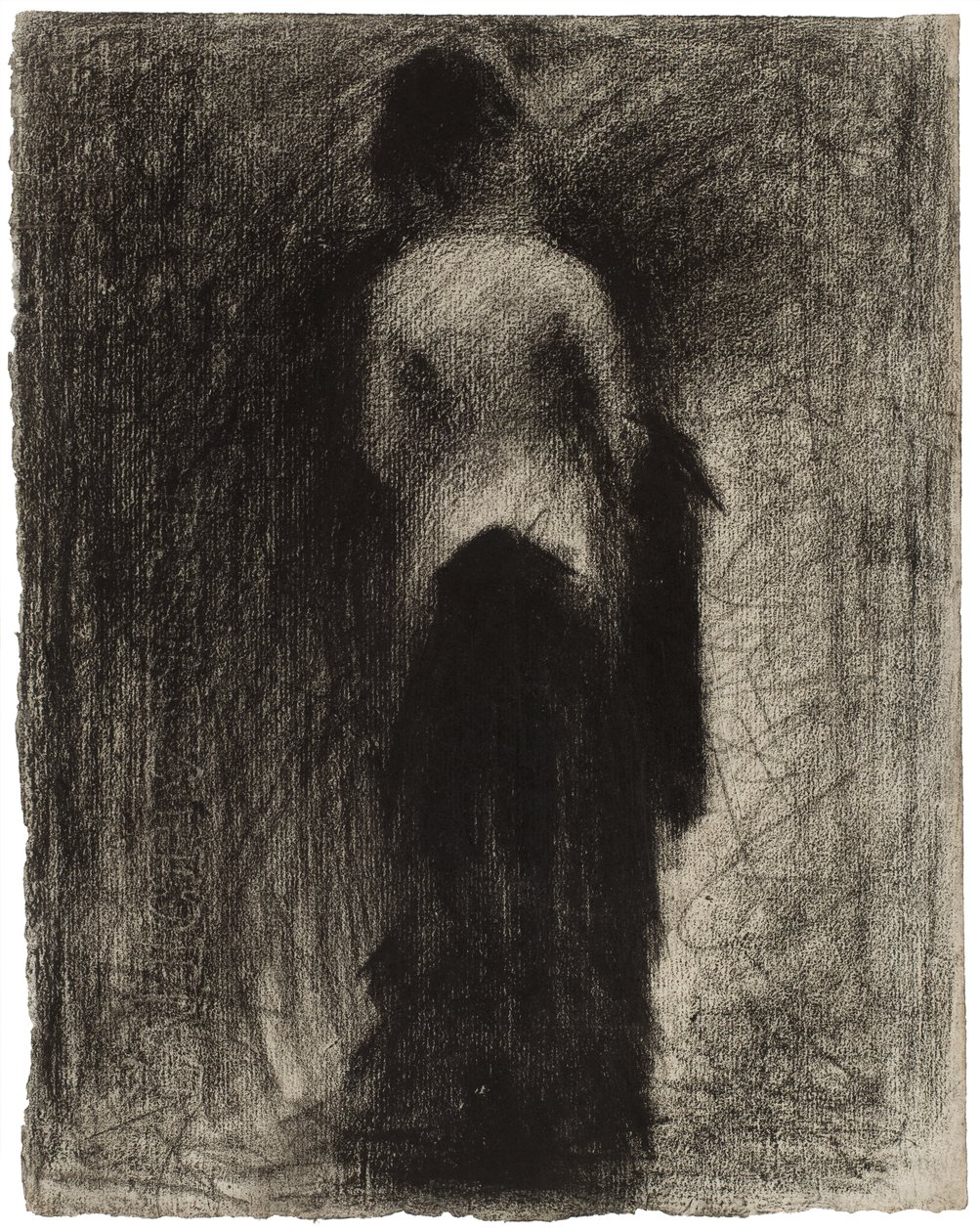 El paseo, c.1882 de Georges Pierre Seurat
