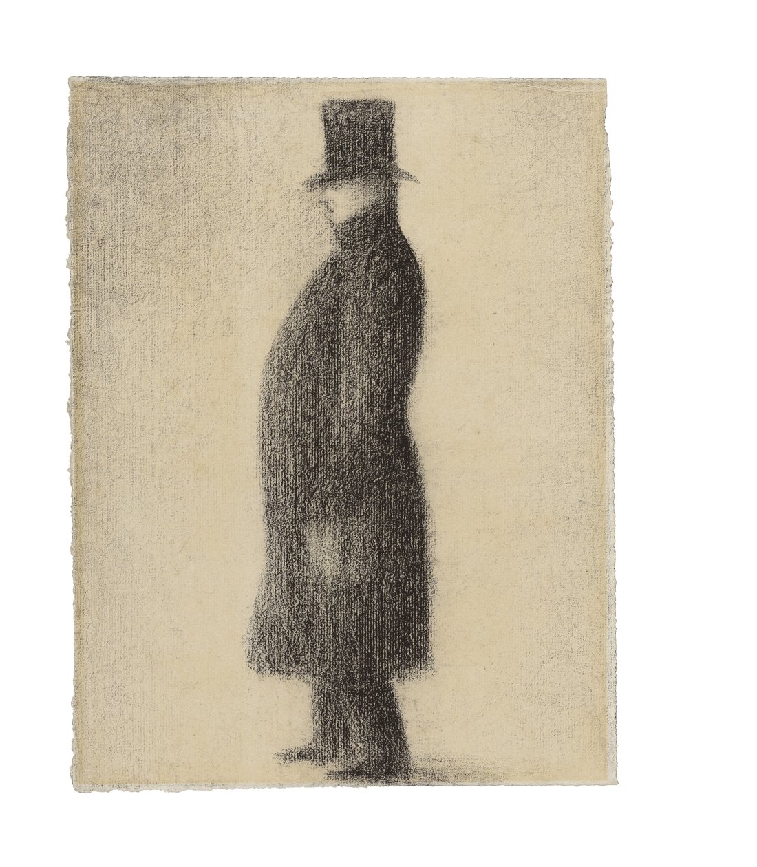 El sombrero de copa, c.1883 de Georges Pierre Seurat
