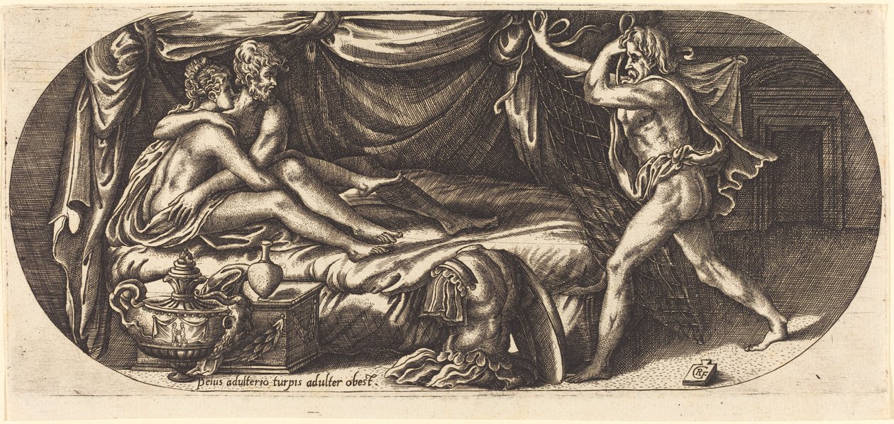Marte y Venus sorprendidos por Vulcano de Georges Reverdy