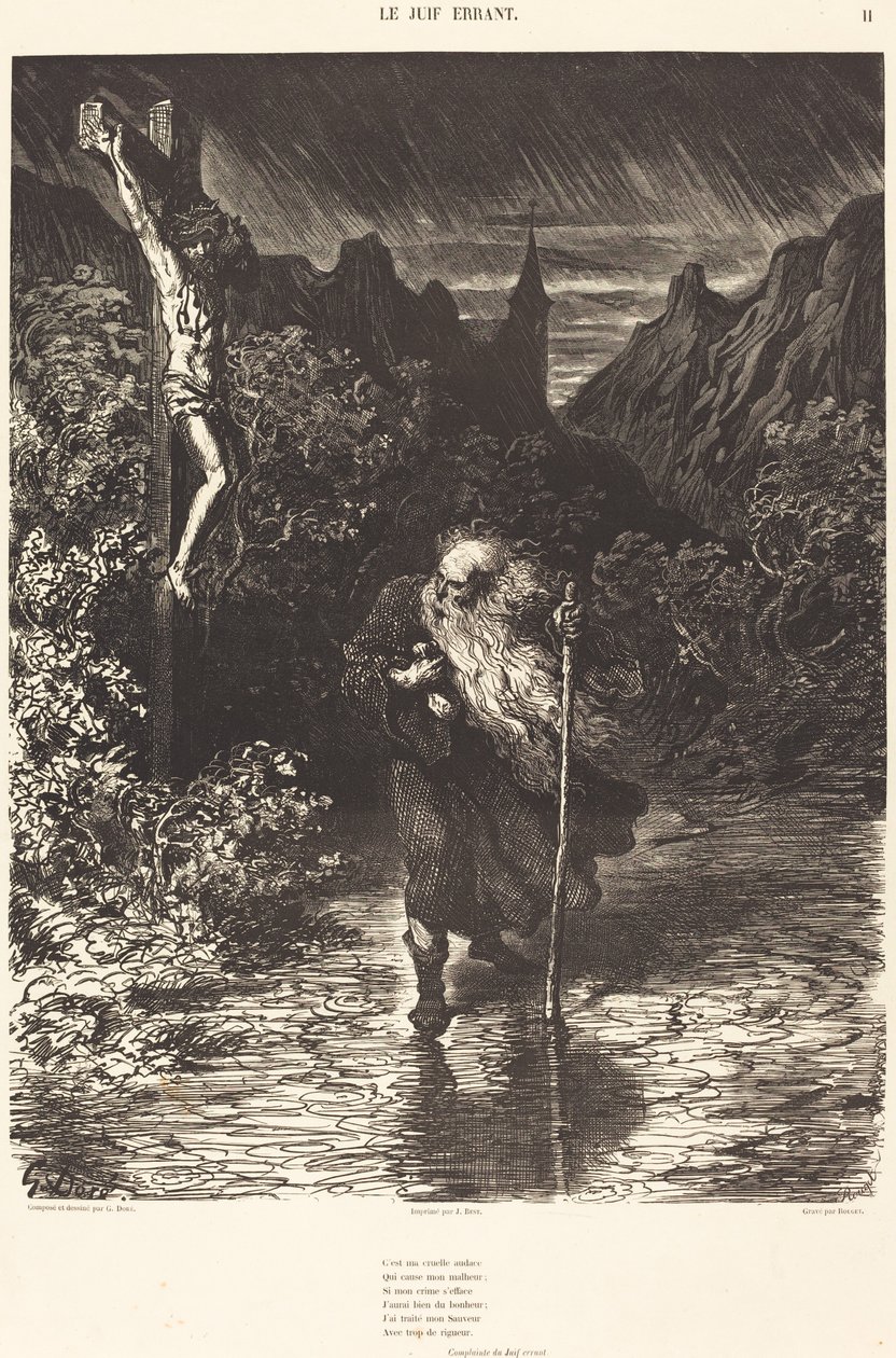 El judío errante de Georges Rouget after Gustave Doré