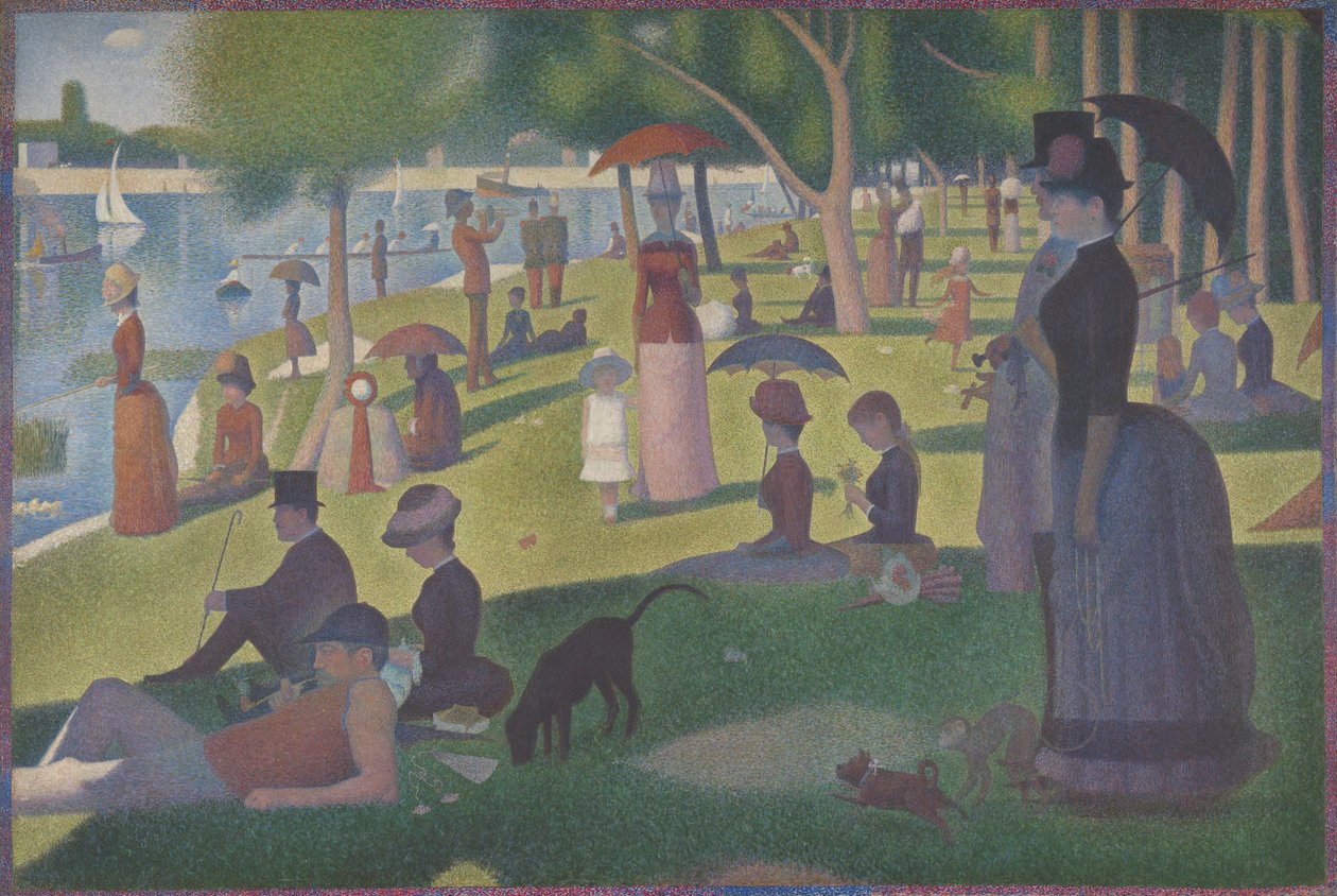 Un domingo en La Grande Jatte - 1884 de Georges Seurat