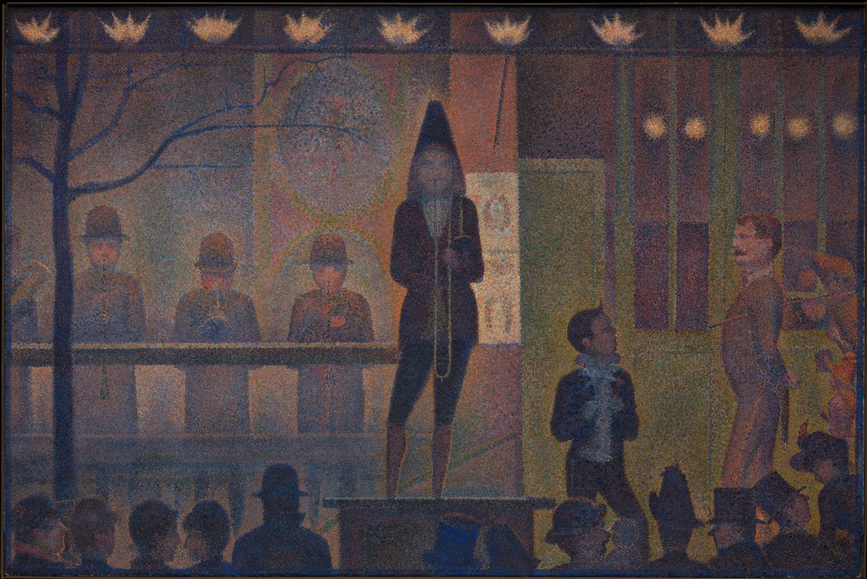 Espectáculo secundario de circo de Georges Seurat