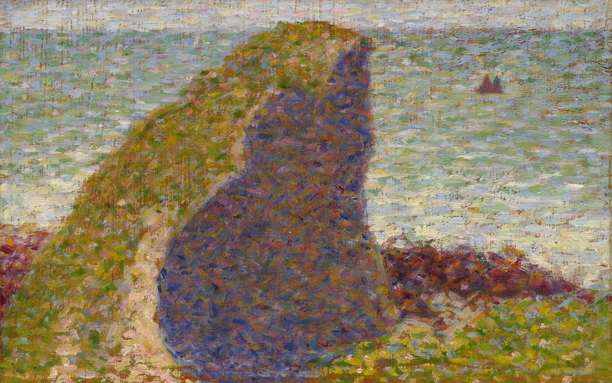 Georges Seurat - Le Bec du Hoc (Estudio) de Georges Seurat