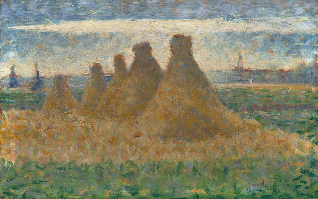 Pilas de Heno de Georges Seurat