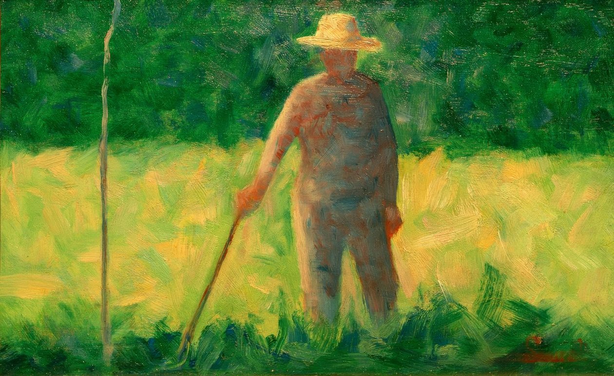 El jardinero de Georges Seurat