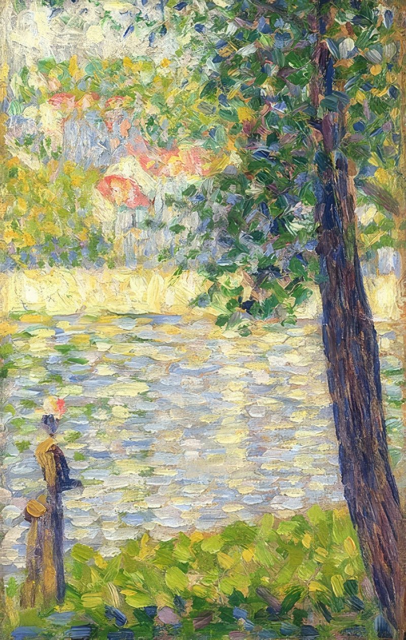 Paseo matutino. 1885 de Georges Seurat