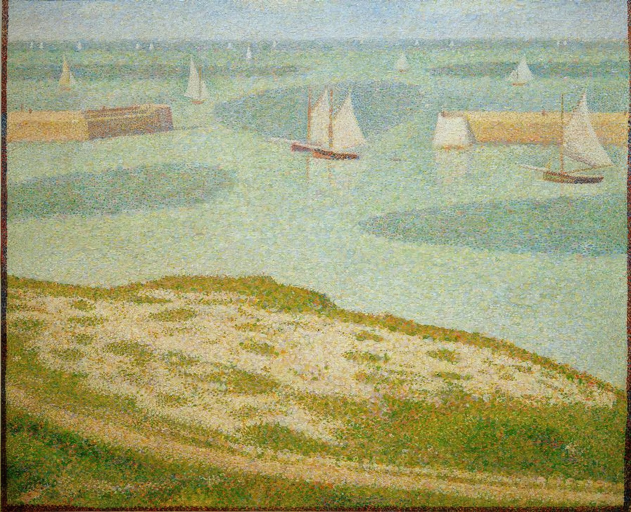 Port-en-Bessin, entrada del puerto de Georges Seurat