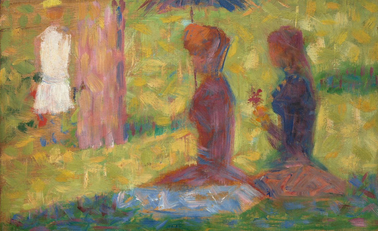Estudio de Figuras para "La Grande Jatte" de Georges Seurat