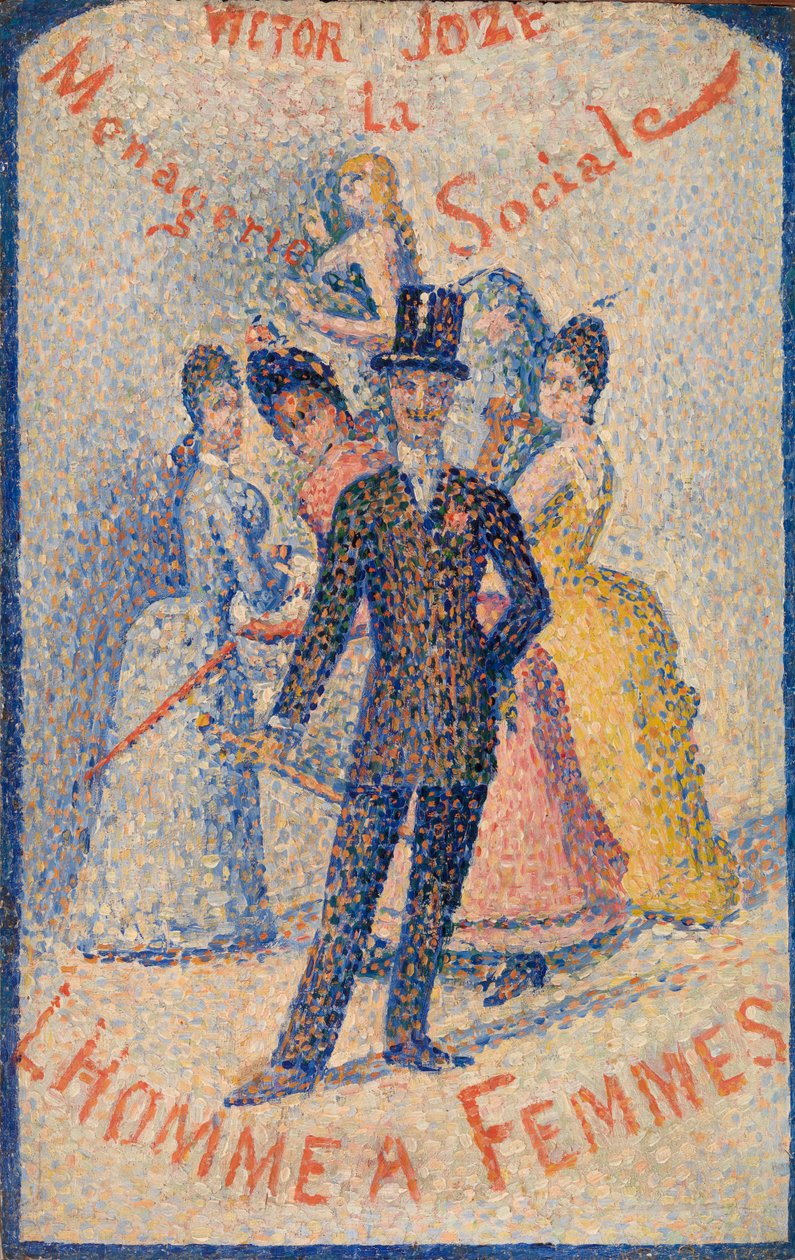 El hombre de las damas de Georges Seurat