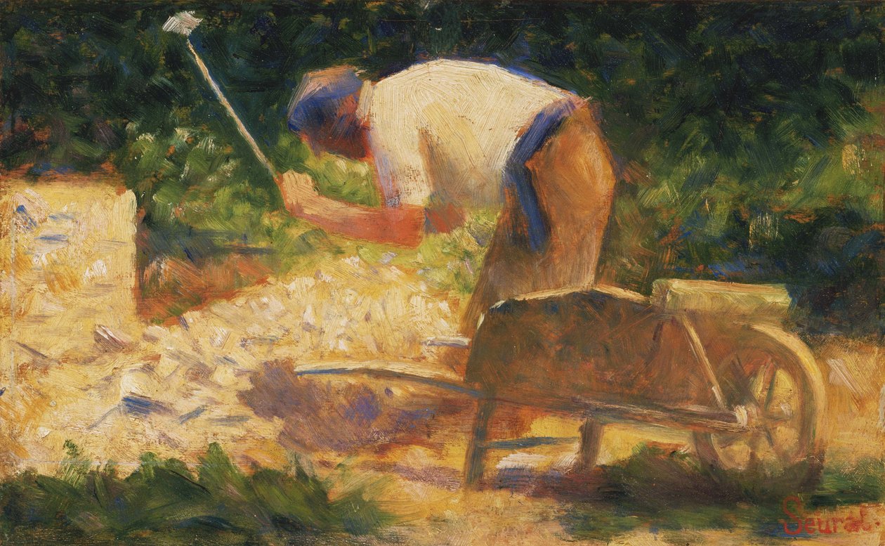 El rompepiedras de Georges Seurat