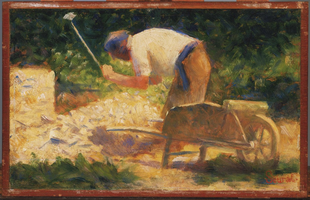 El rompepiedras de Georges Seurat