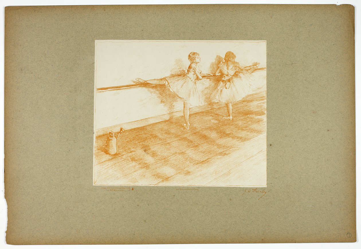 Bailarinas en el bar de Georges William Thornley