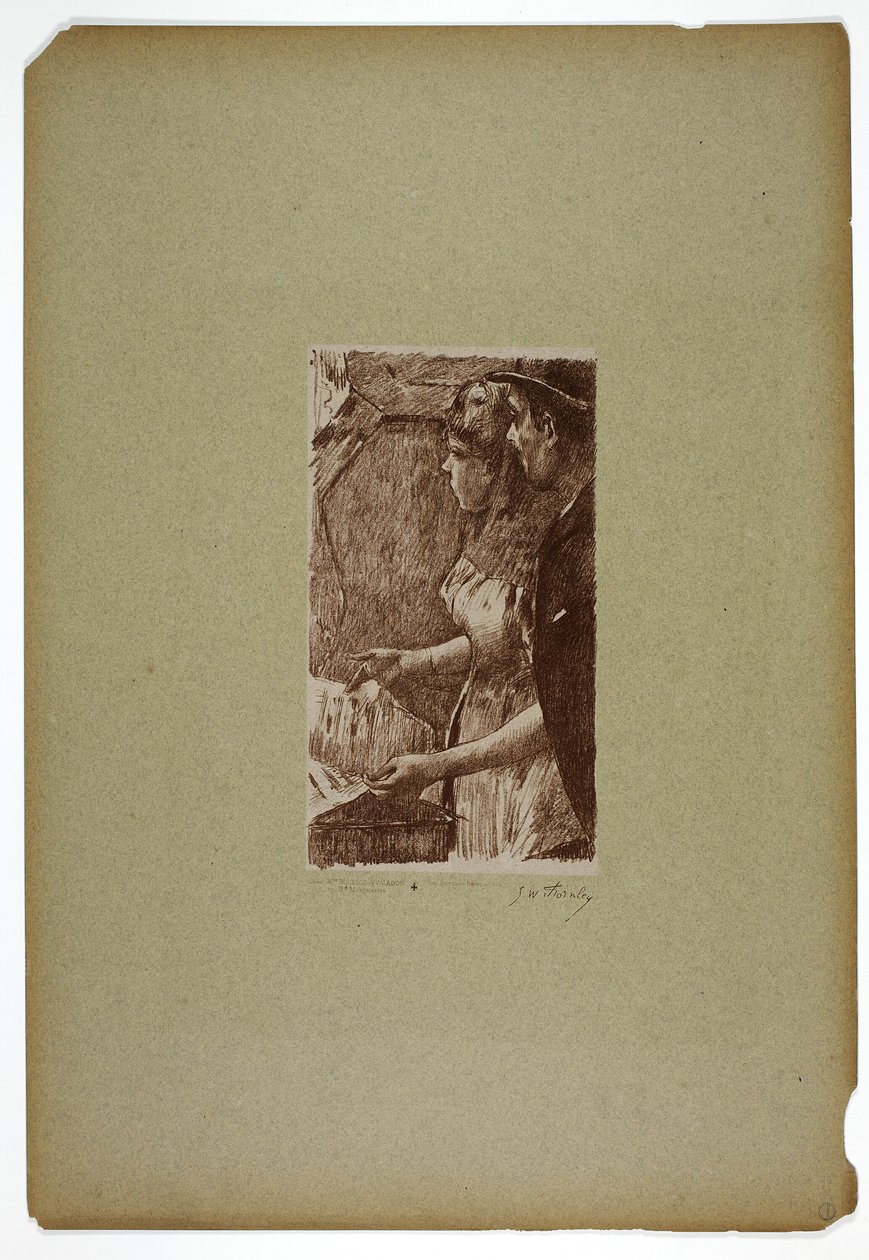 Cantante en espera de Georges William Thornley