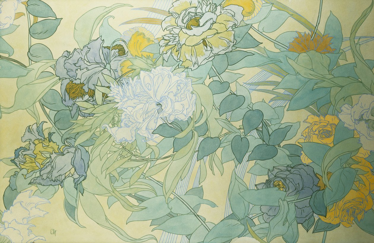 Flores japonesas de Georges de Feure