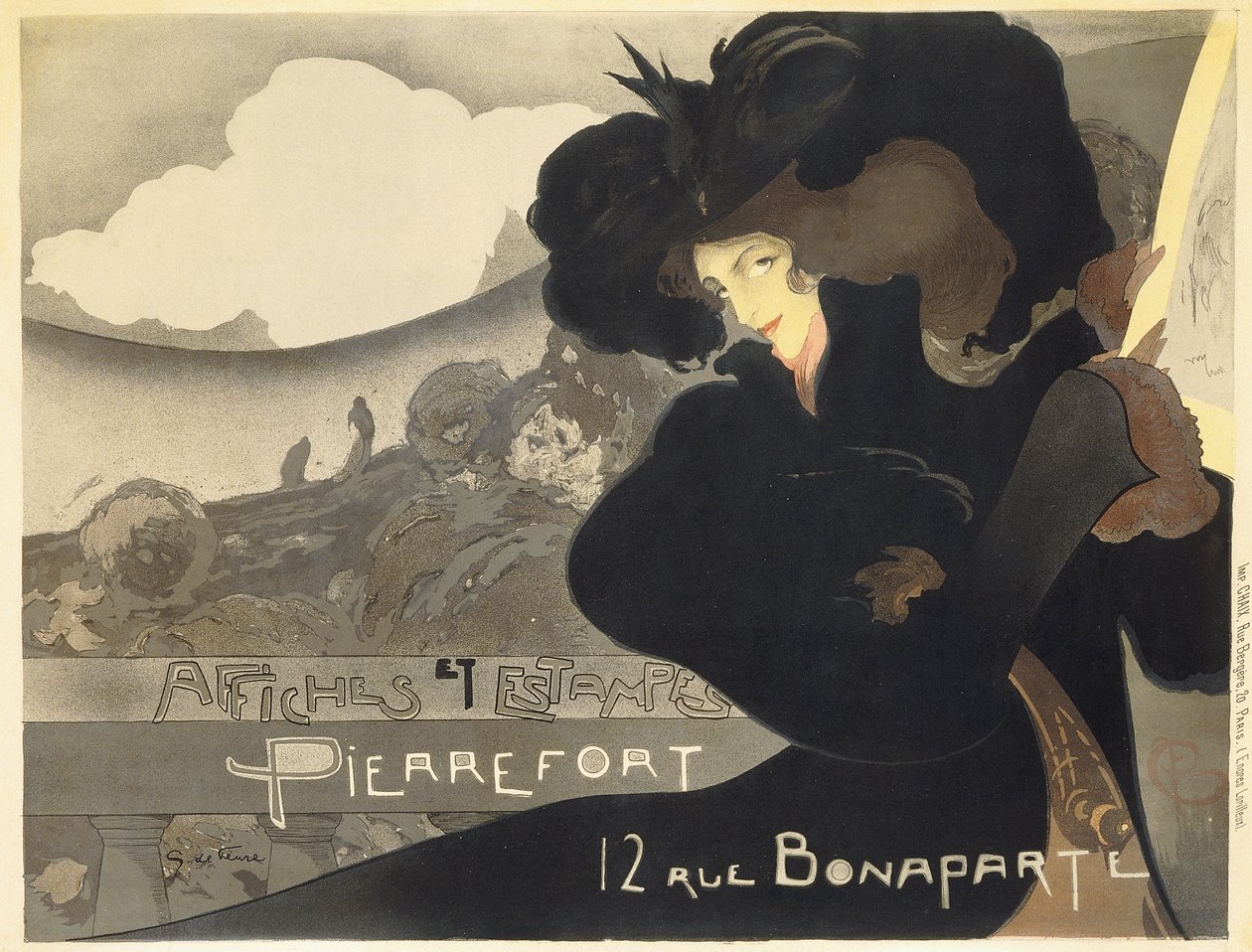 Pósters y estampas de Pierrefort; Affiches et Estampes Pierrefort de Georges de Feure