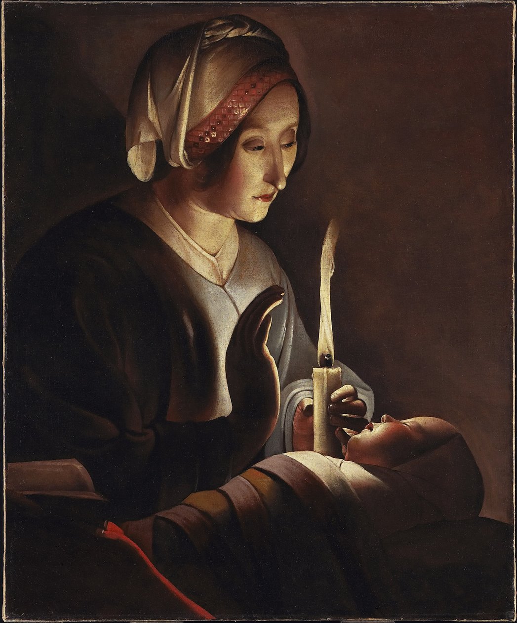 Santa Ana con el Niño Jesús, 1645-c.1650 de Georges de La Tour