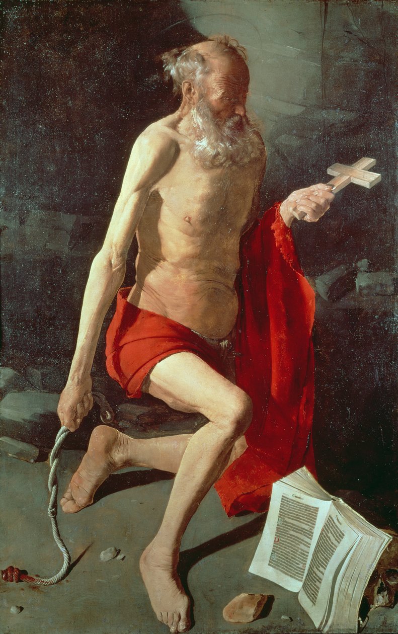 San Jerónimo, c.1620 de Georges de La Tour