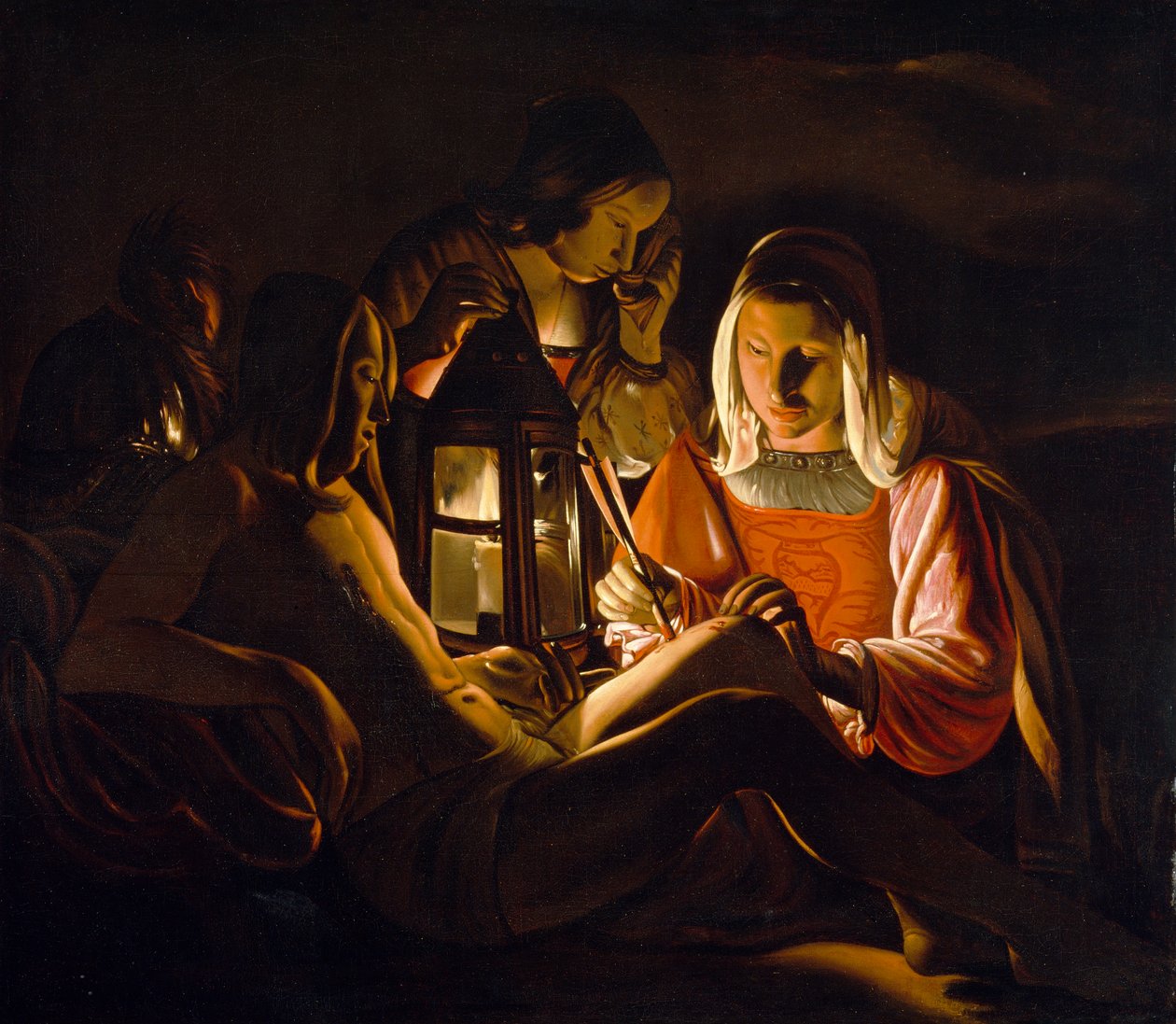 San Sebastián atendido por Irene de Georges de La Tour