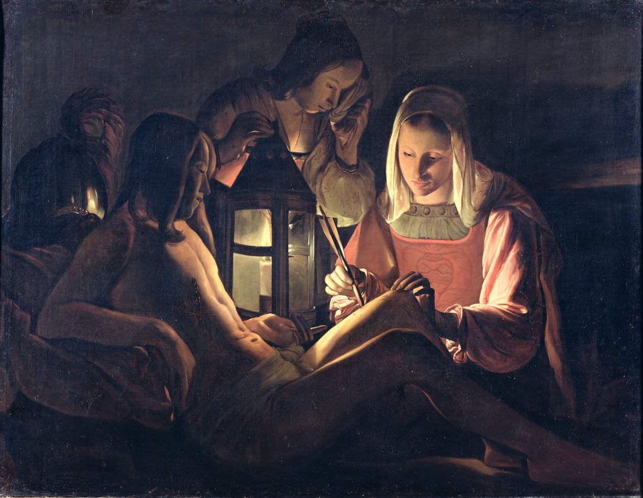 San Sebastián atendido por Santa Irene y las Santas Mujeres de Georges de La Tour