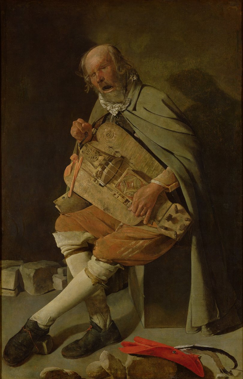 El jugador de zanfona, 1620s de Georges de La Tour