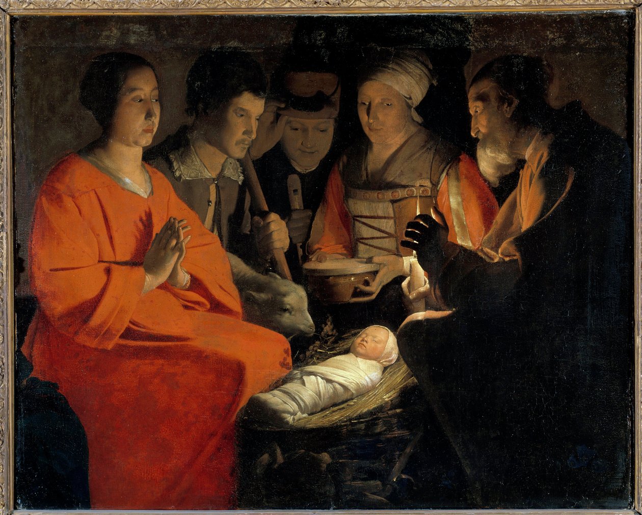 La Adoración de los Pastores de Georges de La Tour