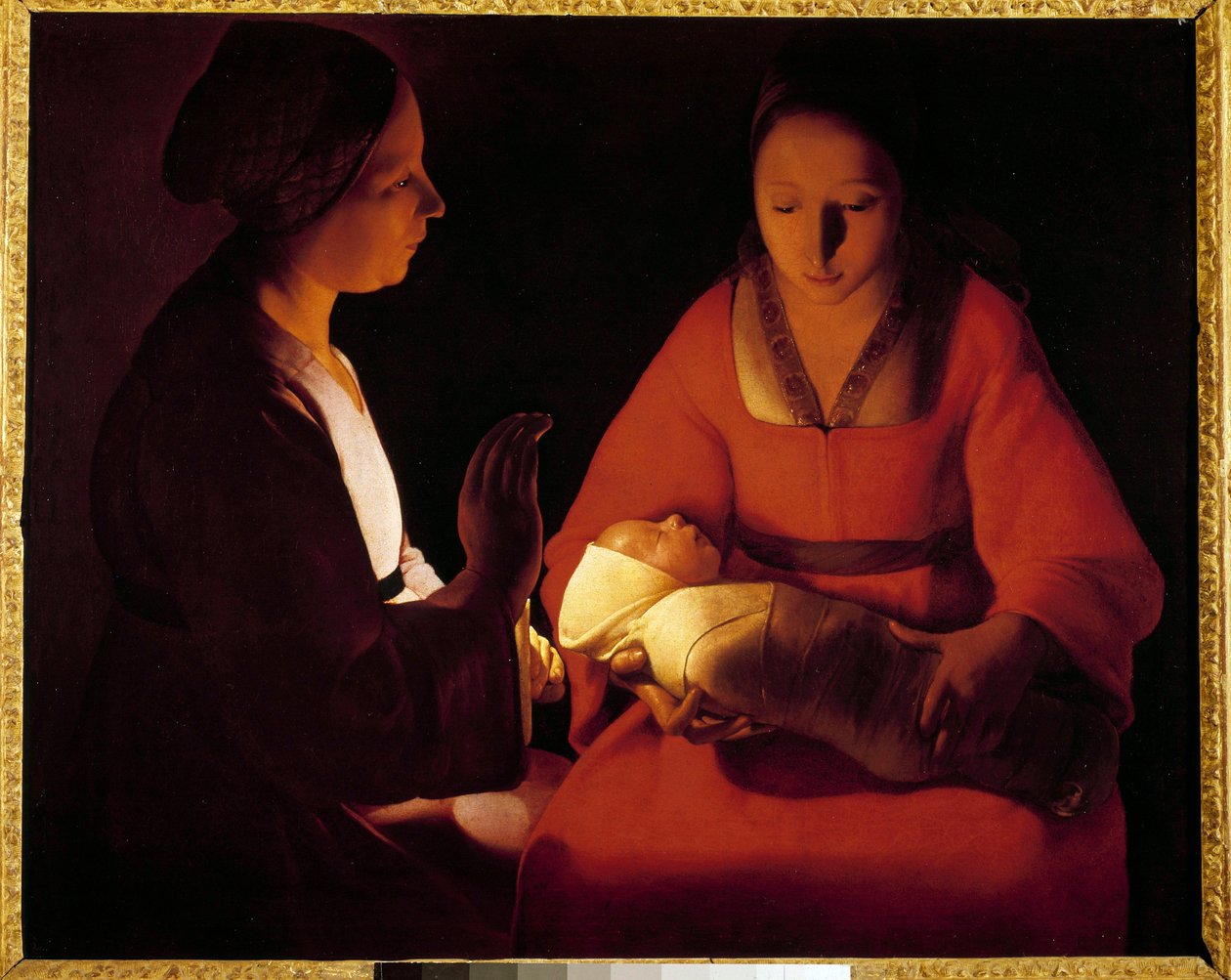 El niño recién nacido de Georges de La Tour