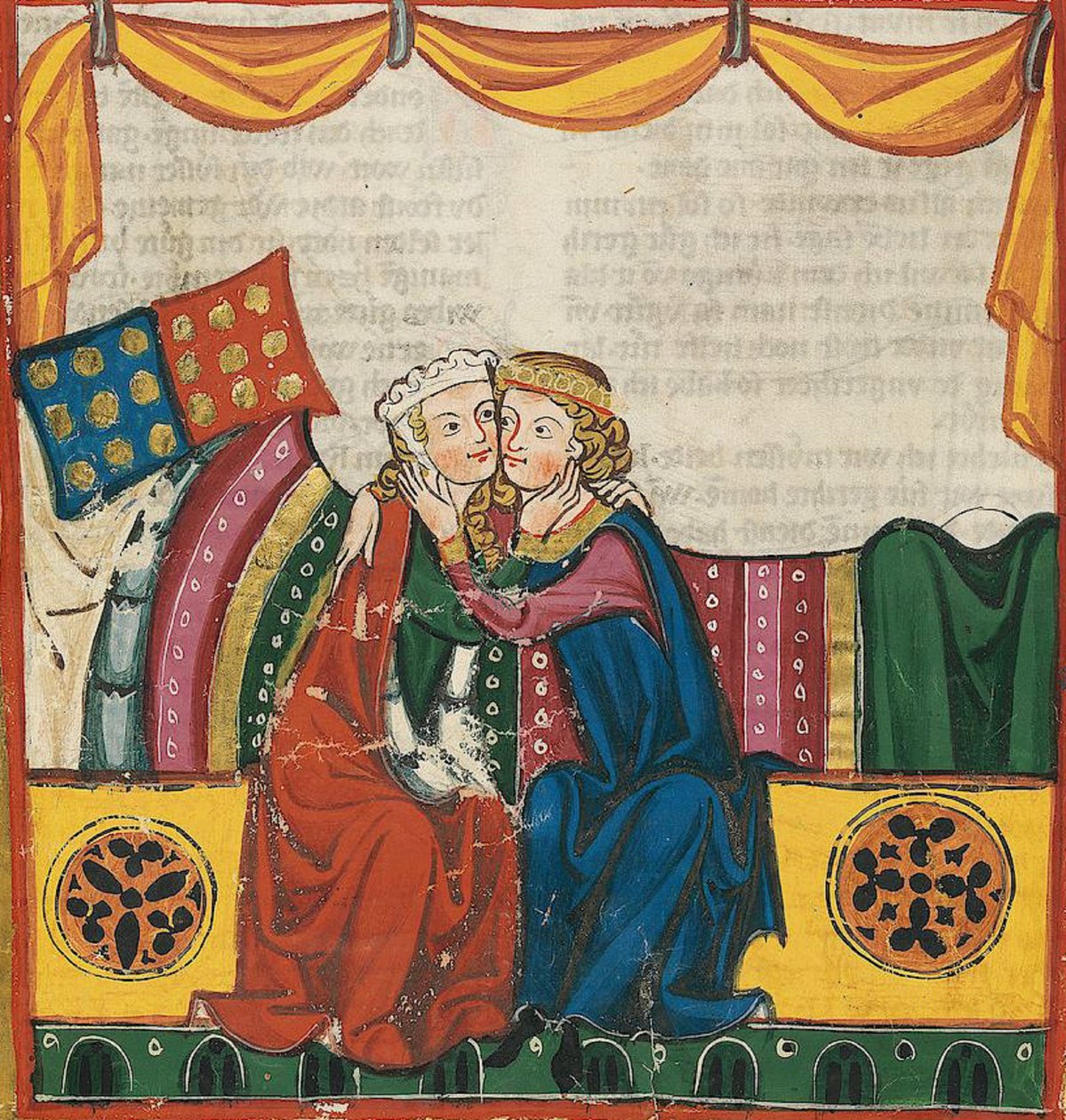 Hugo von Werenwag, del Códice Manesse, 1305-15 (42640388224) de Georgia Levan Ramishvili from Tbilisi
