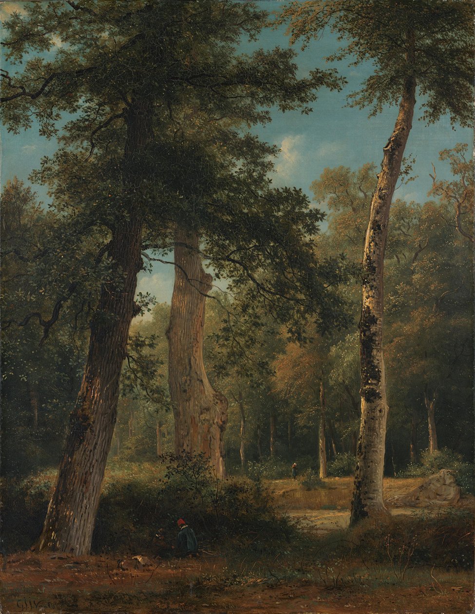 Un bosque en Fontainebleau de Georgius Jacobus Johannes van Os