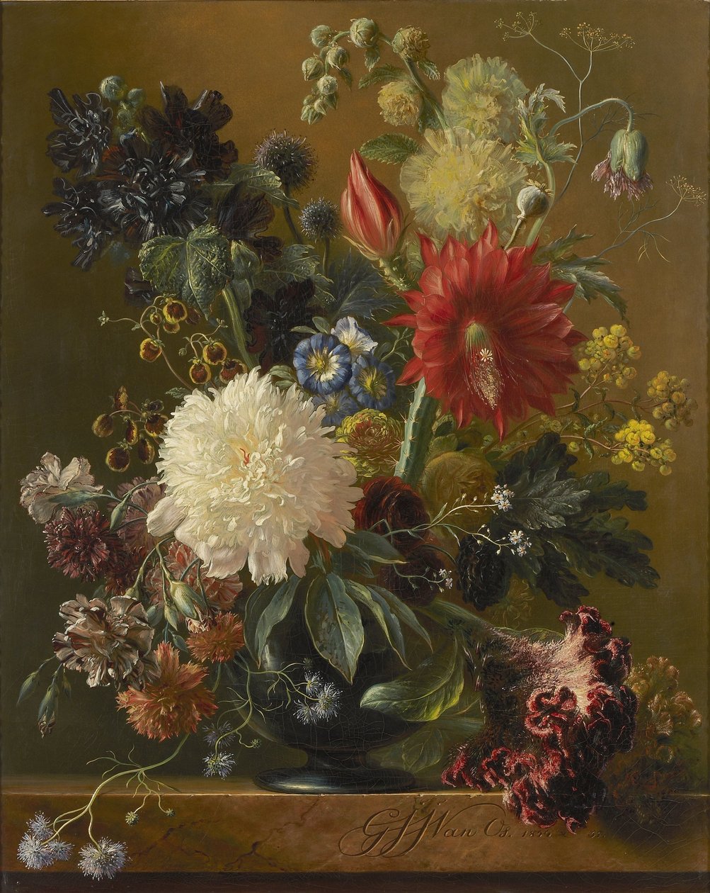 Naturaleza muerta de Georgius Jacobus Johannes van Os