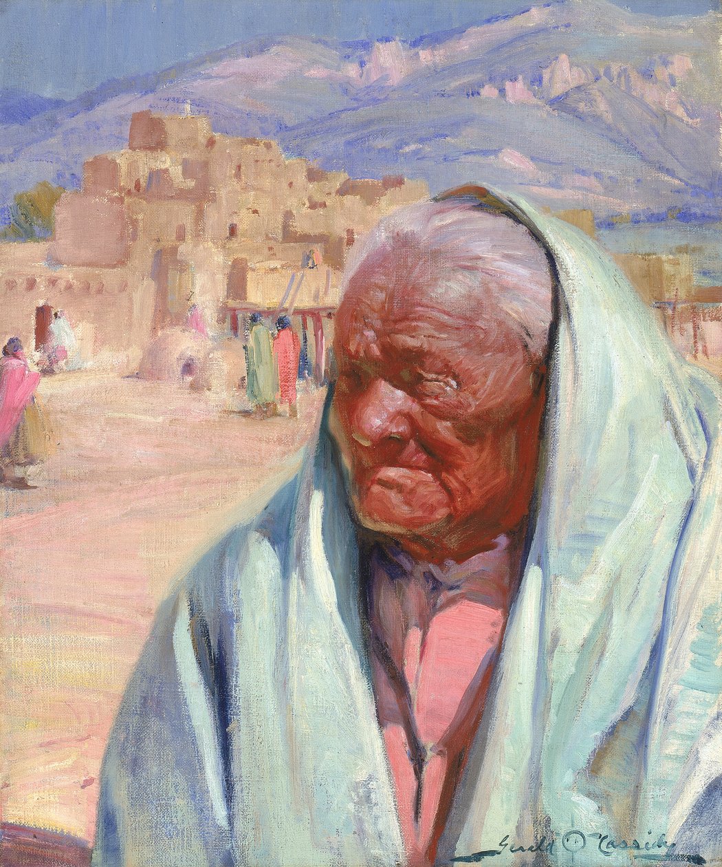 Antonio Concha, Viejo de Taos, 1924 de Gerald Cassidy
