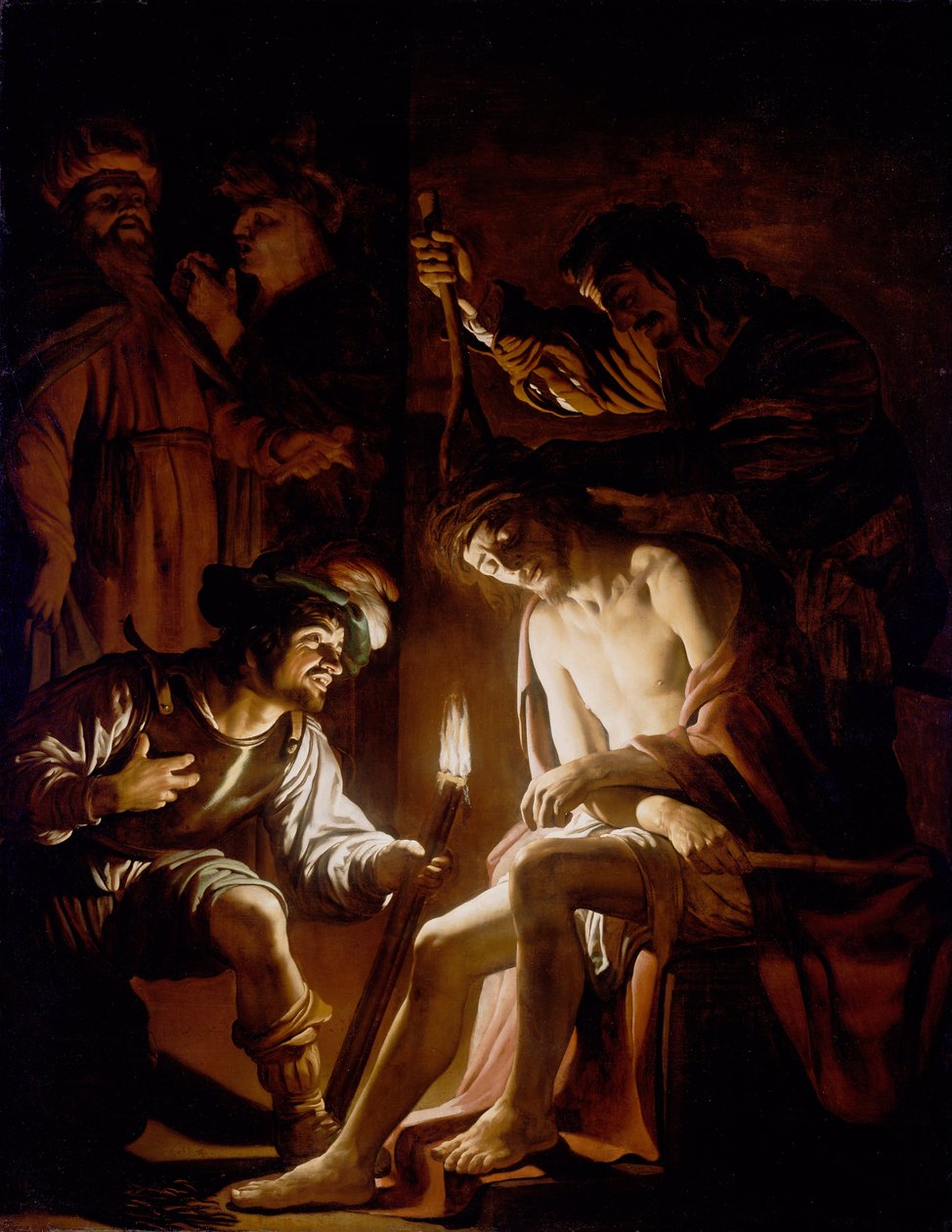 Cristo coronado de espinas de Gerrit van Honthorst