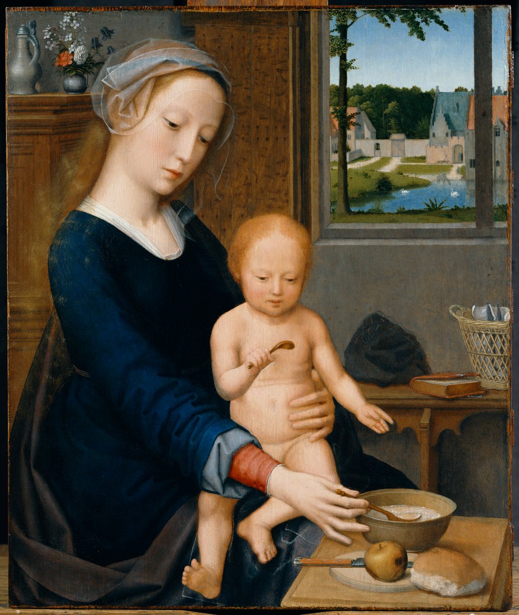 Madonna con la sopa de leche de Gerard David