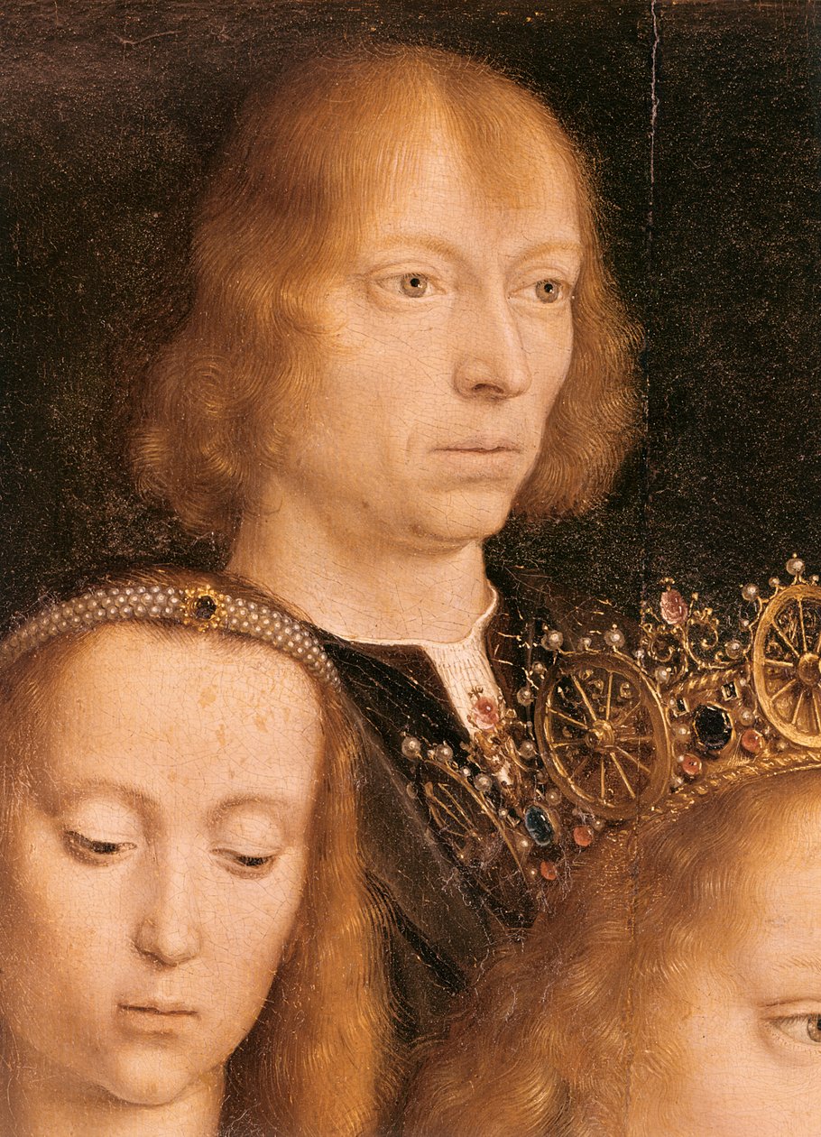 Autorretrato, c.1509 (detalle) de Gerard David